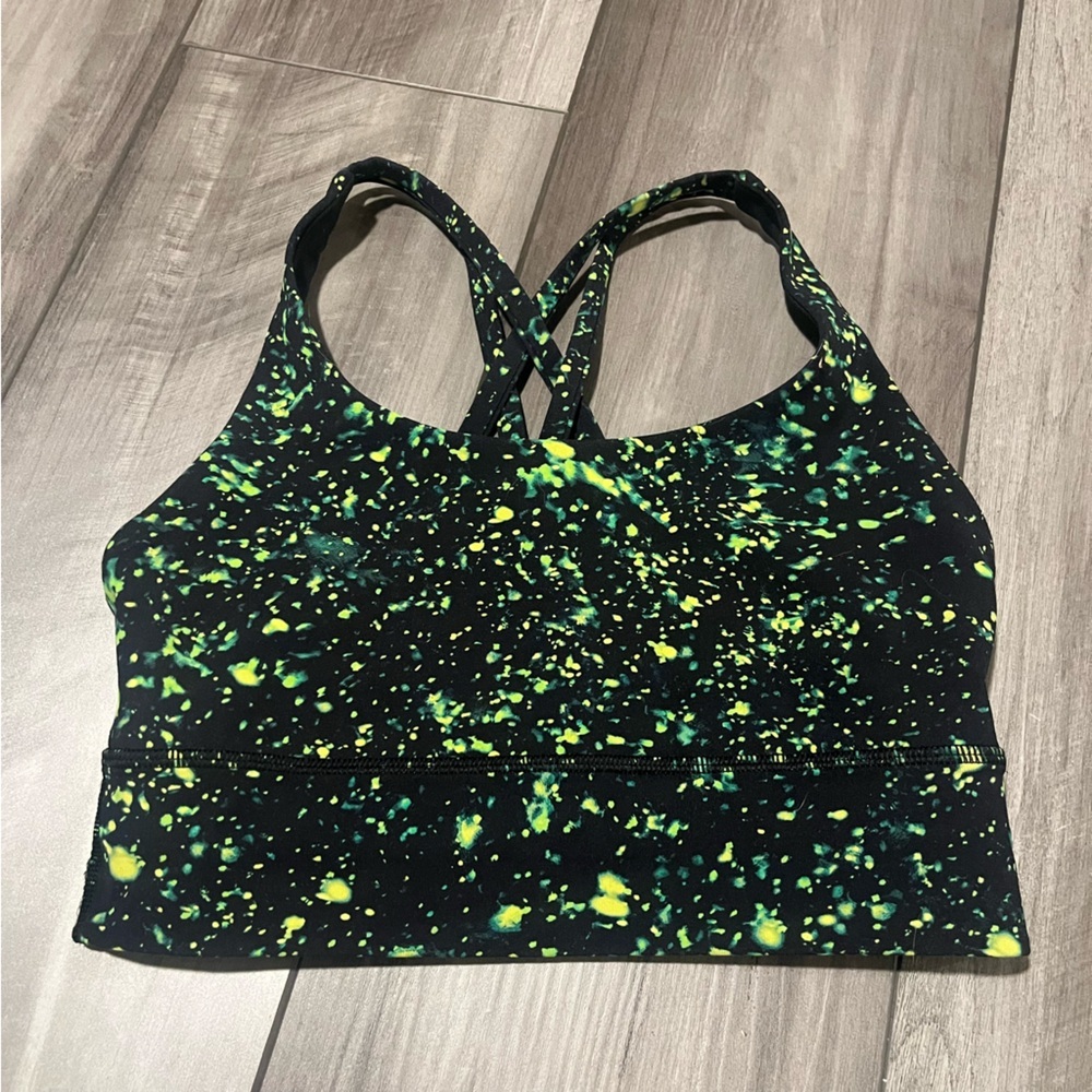 Lululemon Bra, Sparks Fly Multi, Bra size 4